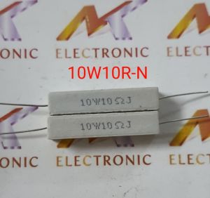 Trở bảo vệ 10W10R 10W 10OHM 10R Chữ nhật nằm ngang (con)