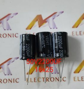 Tụ điện 50V2200UF 2200UF 50V 2200UF50V 16 * 25MM (con)