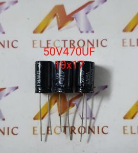 Tụ hóa 50V470UF 50V 470UF 470UF50V 10x17mm (con)