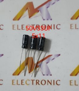 Tụ điện 50V33UF 50V 33UF 33UF50V 5 * 11mm (con)