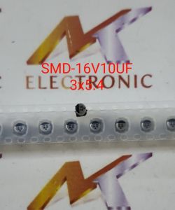 Tụ nhôm dán 16V10UF 16V 10UF 10U 106 khối lượng 3 * 5,4mm Chính hãng Panasonic và sản xuất tại Nhật Bản