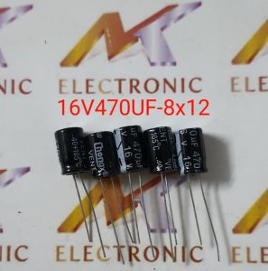 Tụ hóa 16V470UF 16V 470UF 470UF16V 8x12mm (con)