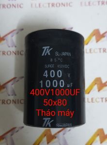 Tụ hóa 400V1000UF 1000UF400V 400V 1000UF Tháo máy đảm bảo chất lượng (con)