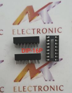 Đế IC 16 chân dẹt DIP-16P 2.54mm (cái)