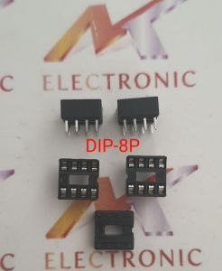 Đế IC 8 chân dẹt DIP-8P 2.54mm (cái)