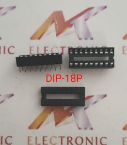 Đế IC 18 chân dẹt DIP-18P 2.54mm (cái)