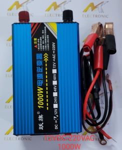 Máy chuyển đổi kích điện bình ắc quy 12V lên 220V chịu tải 1000W INVERTER dùng tại gia đình, trên ô tô