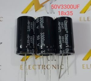 Tụ hóa 50V3300UF 3300UF50V 50V 3300UF 18x35mm (con)