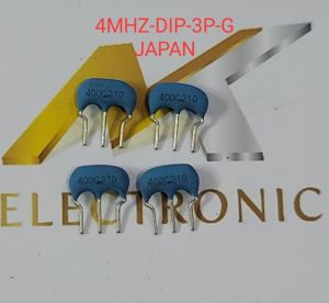 ( Combo 5 con ) Thạch Anh 4MHZ 4.000MHZ DIP-3P thạch anh gốm 3 chân hàng nhật bản (JAPAN)chất lượng cao (con)