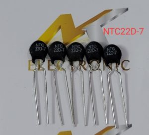 ( Combo 5 con) Điện trở nguồn NTC NTC22D-7 22D-7 nhiệt độ âm điện trở nhiệt 22 ohm đường kính 7MM (Combo)