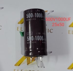 Tụ hóa 500V1000UF 500V 1000UF 1000UF500V 25x50mm (con)