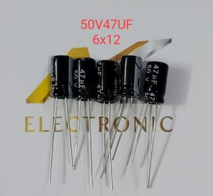 ( Combo 10con)Tụ hóa 50V47UF 50V 47UF 47UF50V 6x12mm (Combo)