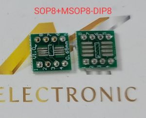 Mạch chuyển đổi SOP8 và MSOP8 sang chân DIP8 - Mạch chuyển đổỉ IC dán ( SMD ) sang chân cắm (cái)