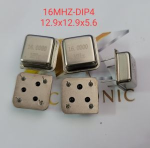 Thạch anh vuông 16MHZ 16.000MHZ 16M DIP4P Kích thước 12.9 x 12.9 x 5.6 mm (con)