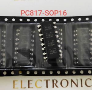 PC817 SOP16 Opto optpler 2.54MM Chính hãng mới 100% (cái)