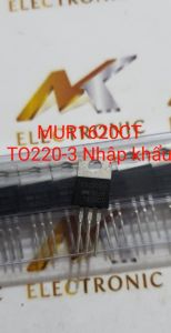 MUR1620CTR MUR1620CT MUR1620 U1620 TO220 Diode A chung 16A 200V (diode đấu đít), ULTRAFAST RECTIFIER mới 100%