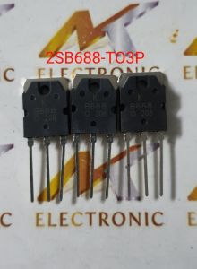 B688 2SB688 TO3P PNP Transistor 8A 120V Tháo máy lưng đồng được hãng làm lại chân (con)